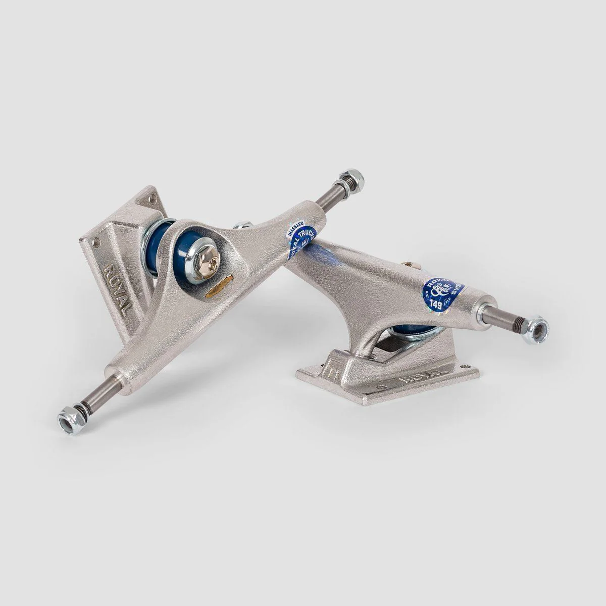 Royal Inverted Kingpin 144 Skateboard Trucks 1 Pair Raw - 8.25" - Image 3