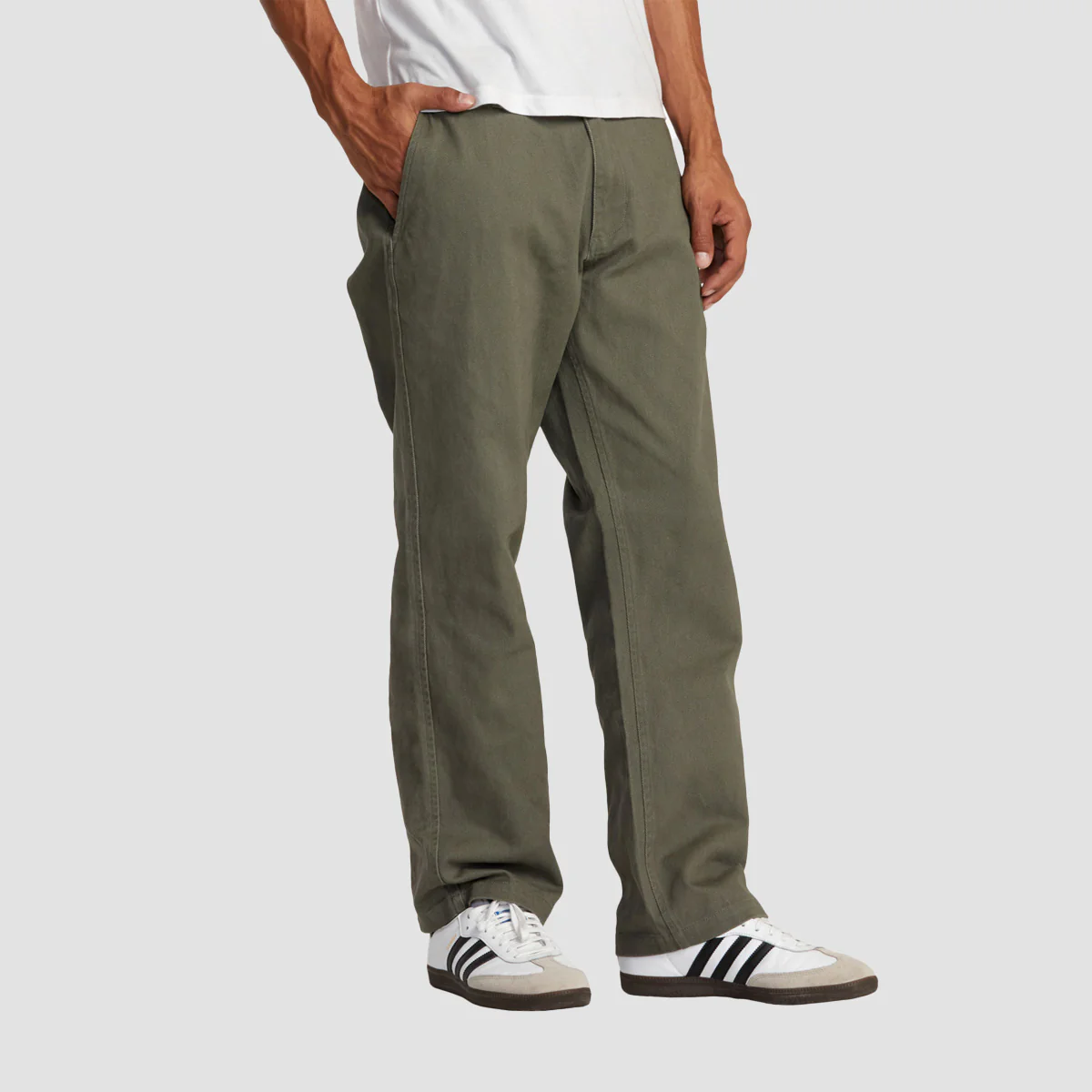 RVCA Americana Chino Pants Olive - Image 3
