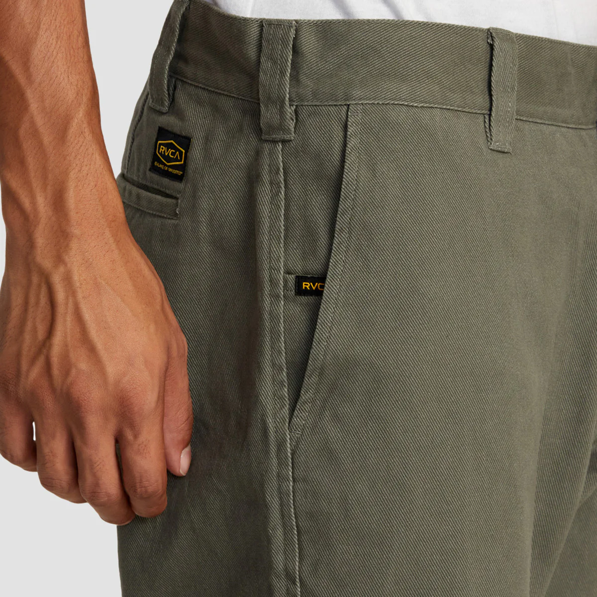 RVCA Americana Chino Pants Olive - Image 5