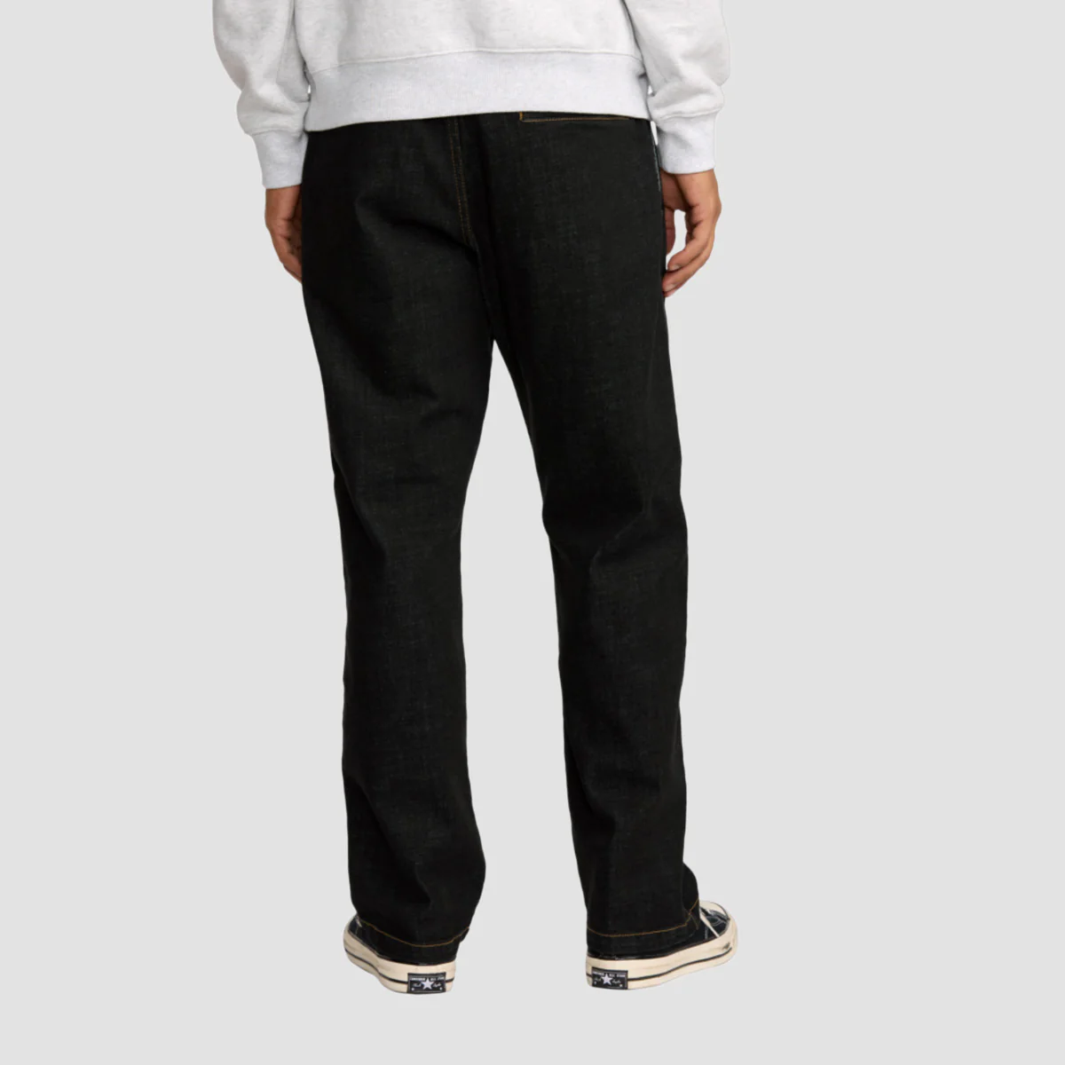RVCA Americana Day Relaxed Fit Jeans Black Denim - Image 2