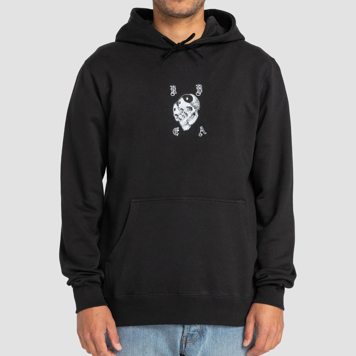 RVCA Benjamin Jean Jean Cosmic Pullover Hoodie Black