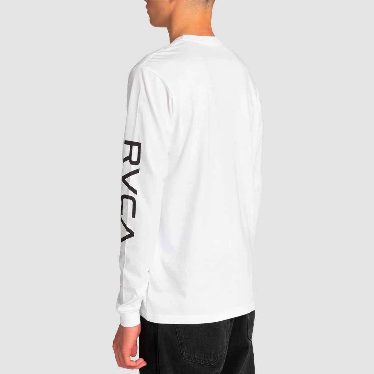 RVCA Big RVCA Sleeve Longsleeve T-Shirt White - Image 2