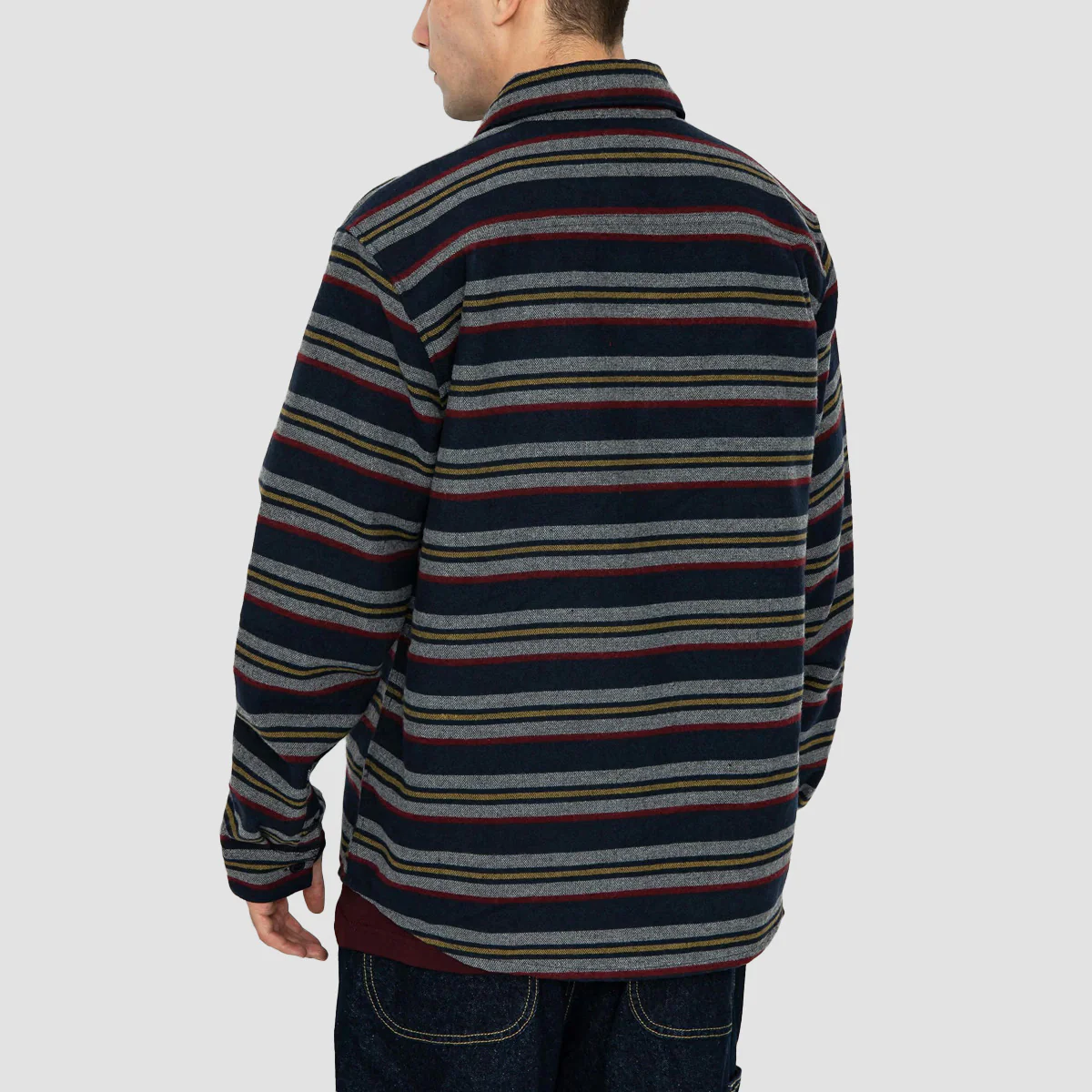 RVCA Blanket Longsleeve Shirt Navy - Image 2