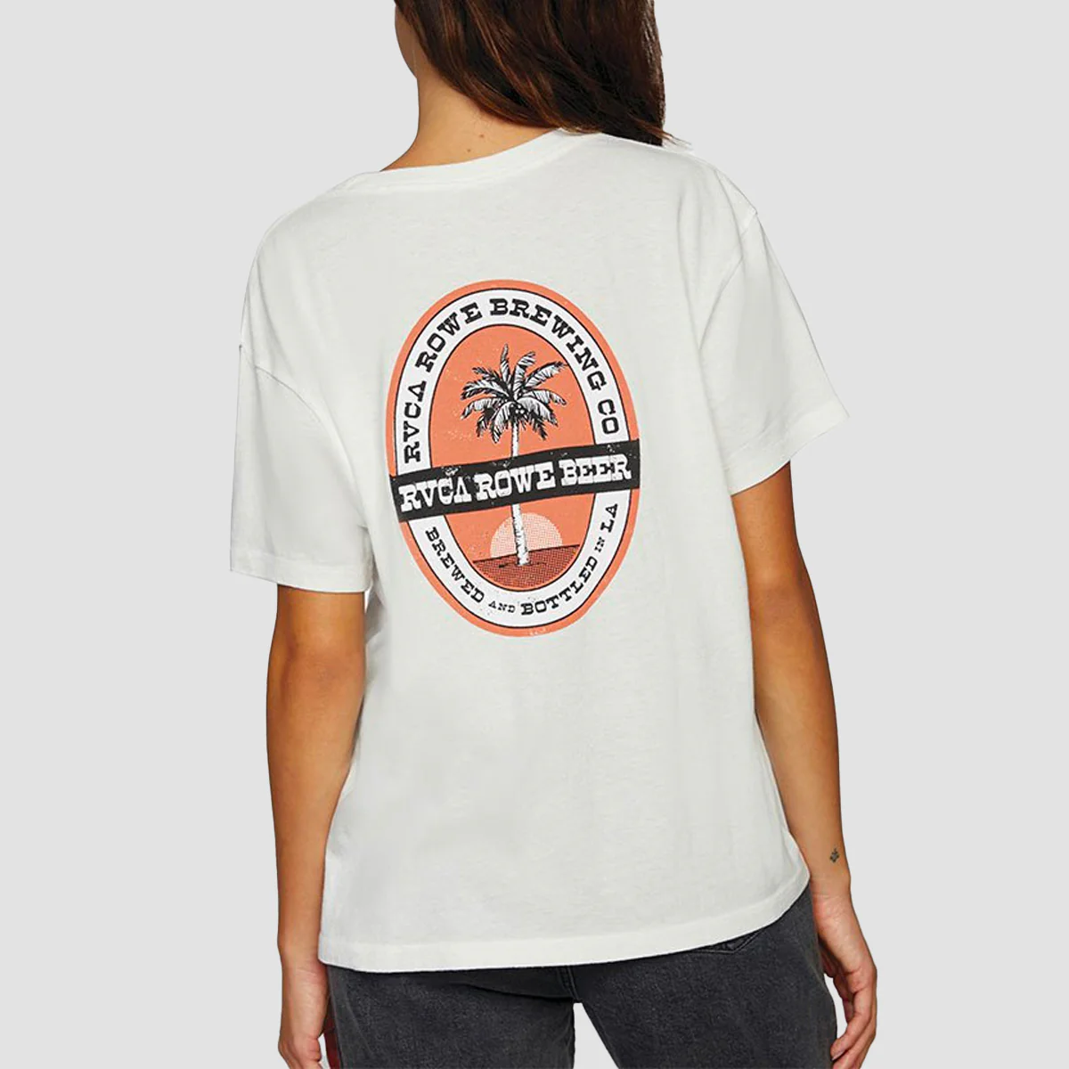 RVCA Camille Rowe Brewing T-Shirt Vintage White - Womens - Image 2