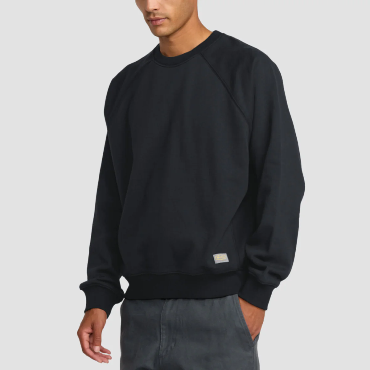 RVCA Dayshift Crew Sweatshirt RVCA Black