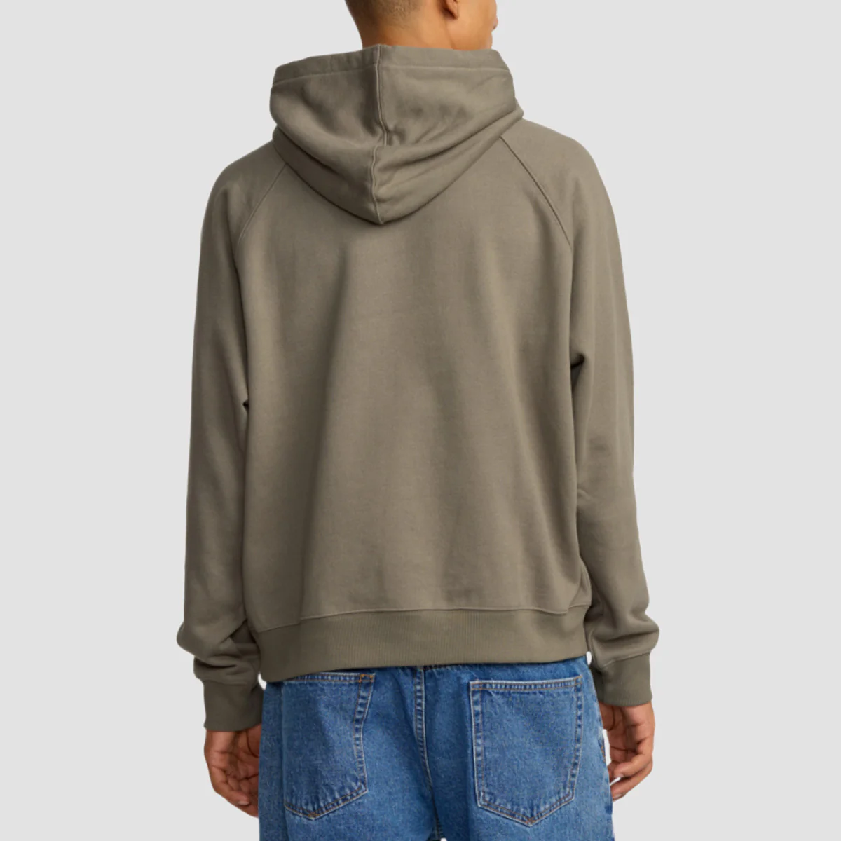 RVCA Dayshift Pullover Hoodie Mushroom - Image 2