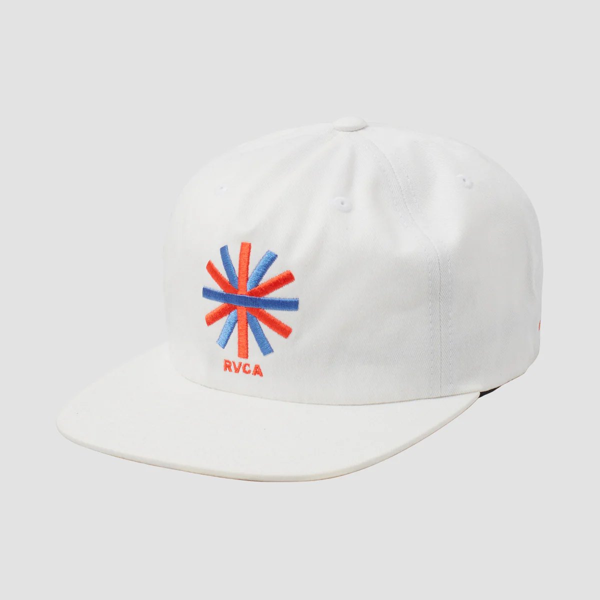 RVCA Jesse Brown Asterisk Snapback Cap White
