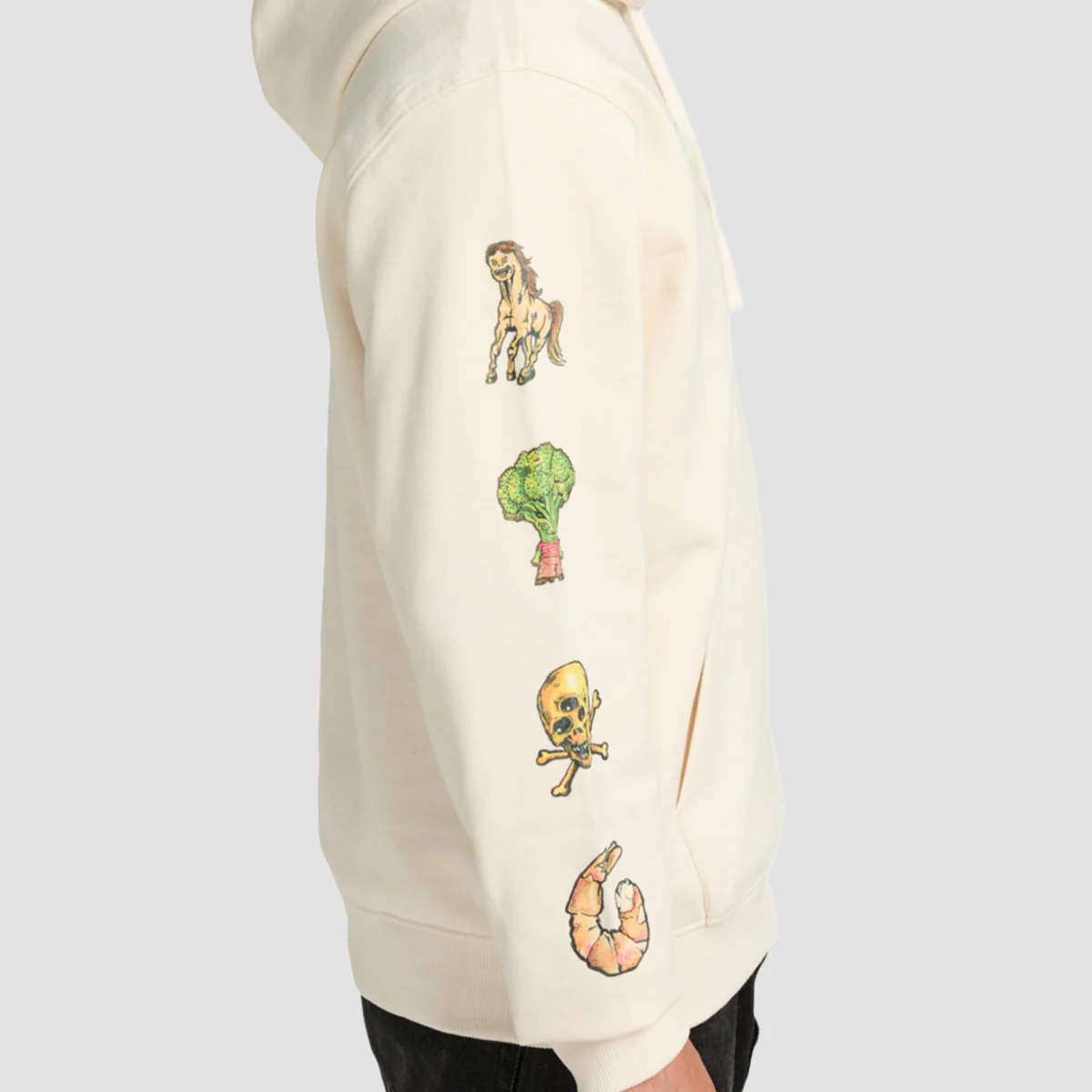RVCA KSL Pullover Hoodie Salt - Image 2