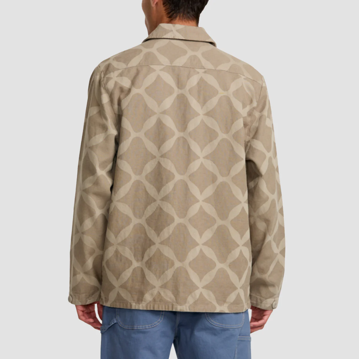RVCA La Ornament Chore Jacket Sand Brown - Image 2