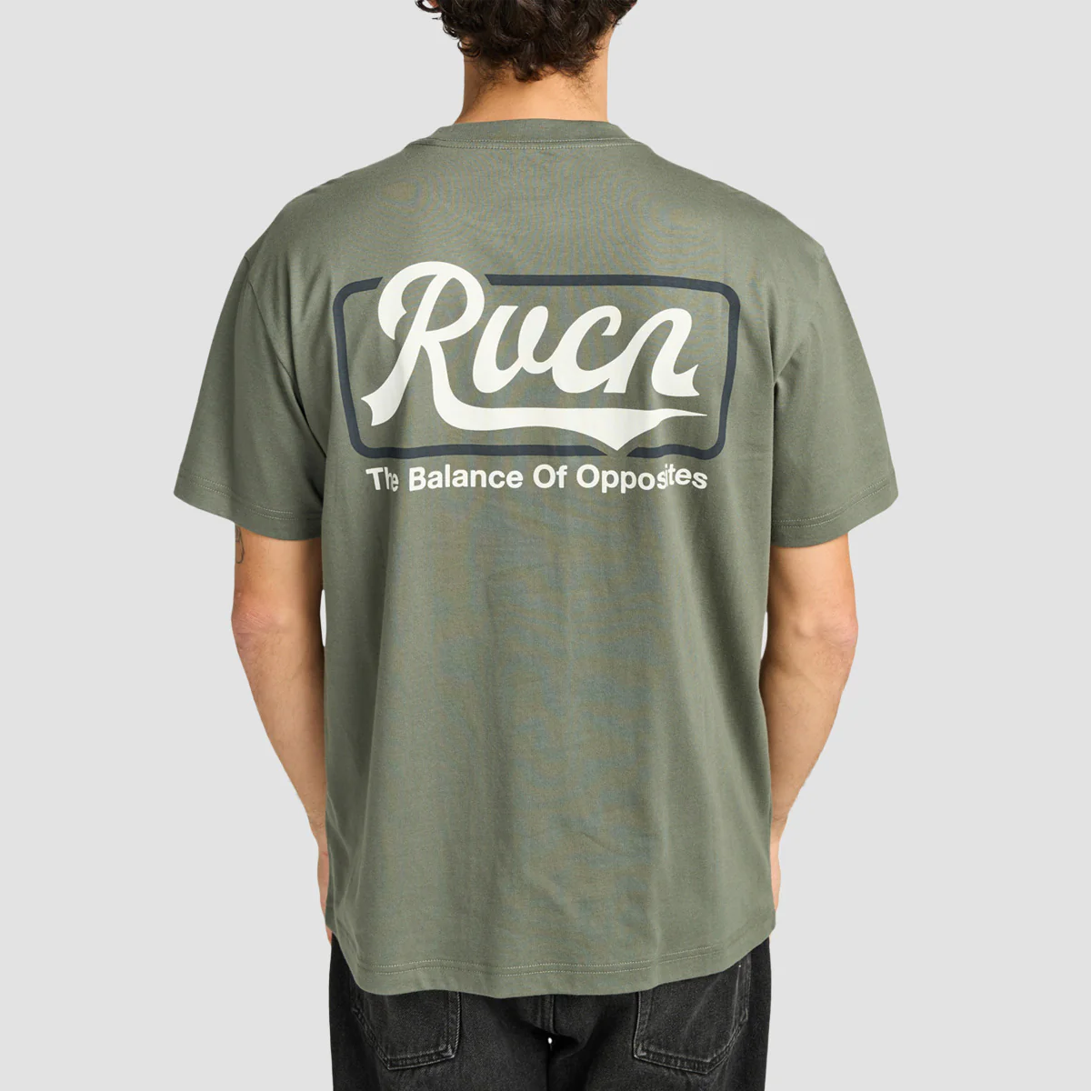 RVCA Logo Pack T-Shirt Sage Leaf - Image 2