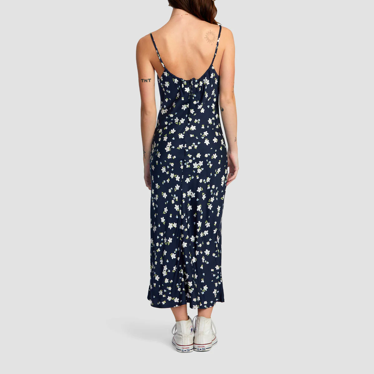 RVCA Maiden Midi Dress Moody Blue - Womens - Image 2