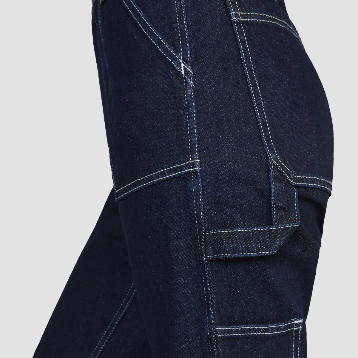 RVCA Recession High-Waisted Jeans Dark Indigo - Womens - Image 3
