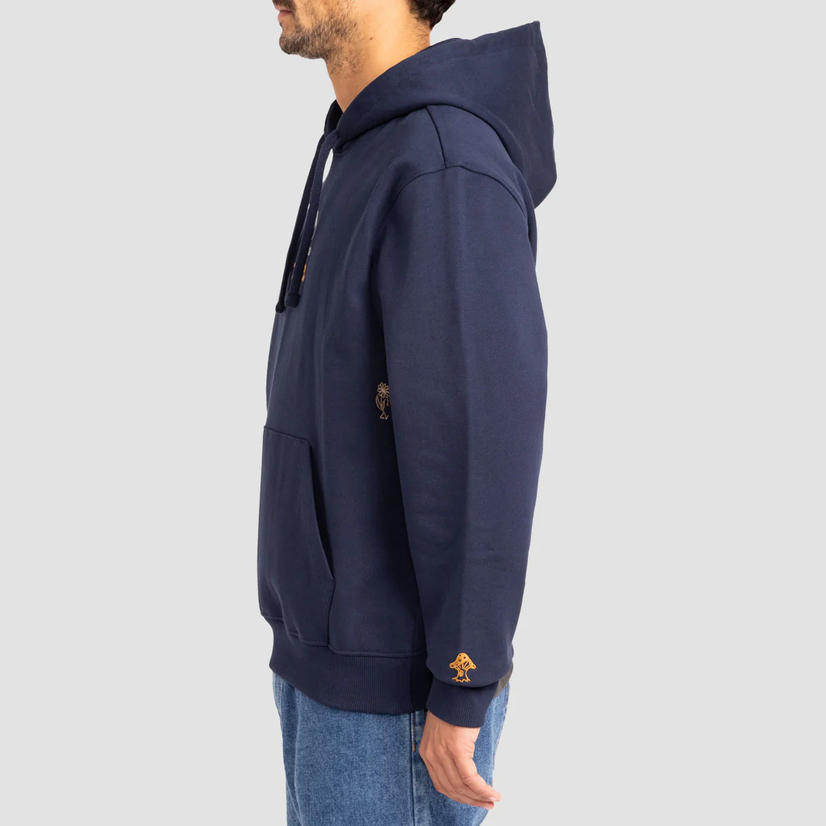 RVCA Scorched Lands Pullover Hoodie Navy - Image 2