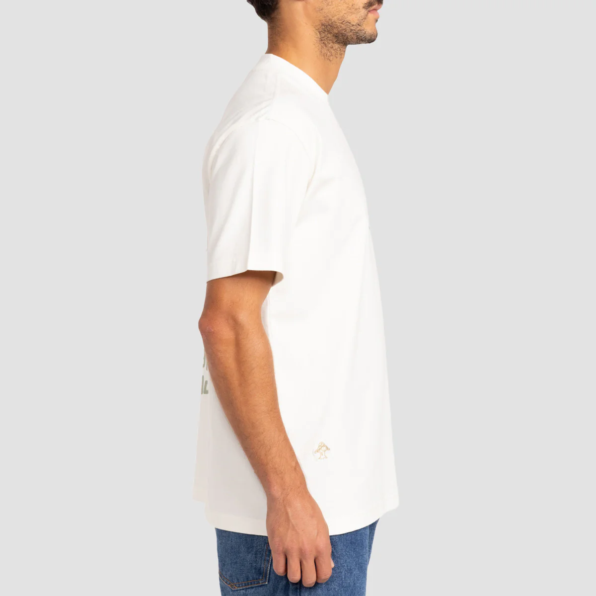 RVCA Scorched Lands T-Shirt Salt - Image 4