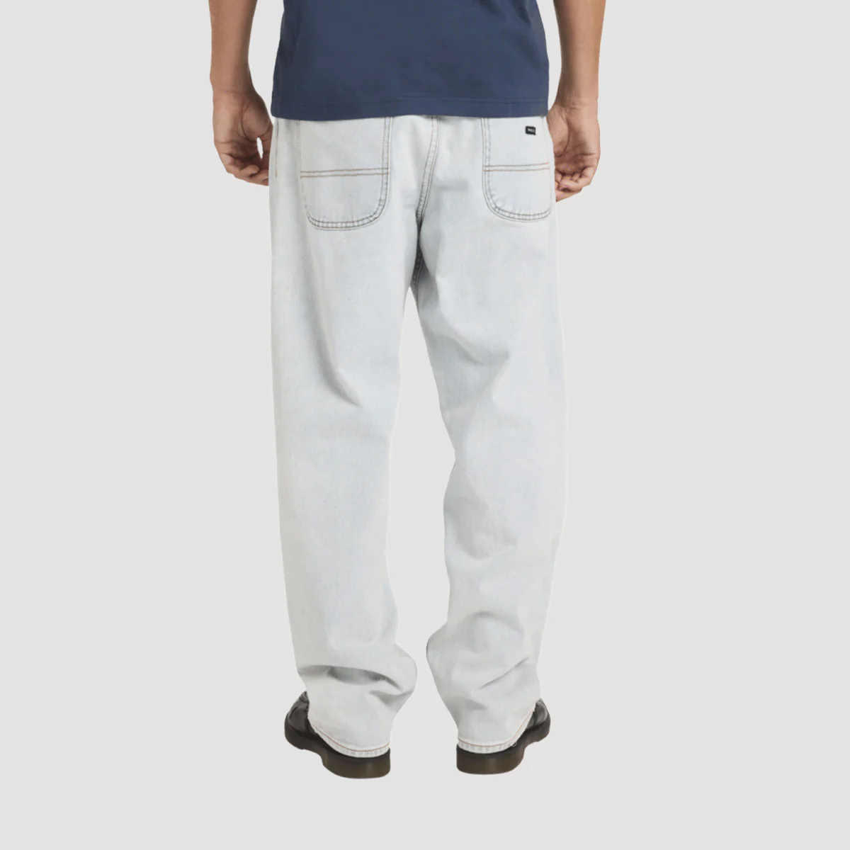 RVCA Skate Relaxed Fit Jeans Ash Blue - Image 2