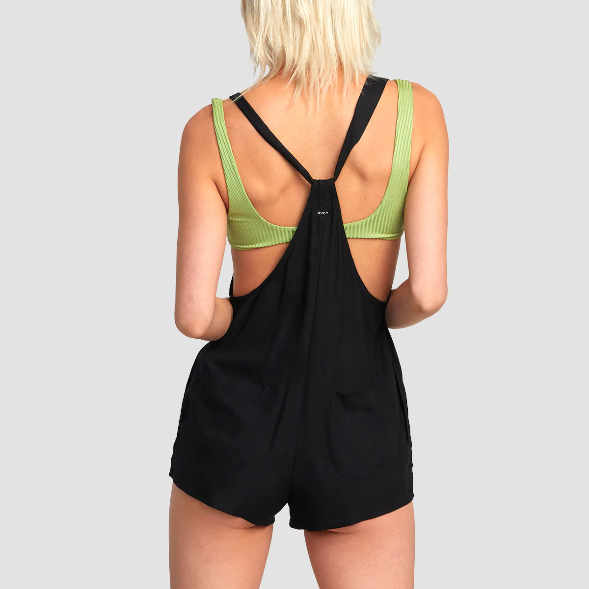 RVCA Standard Playsuit Black - Womens - Image 2