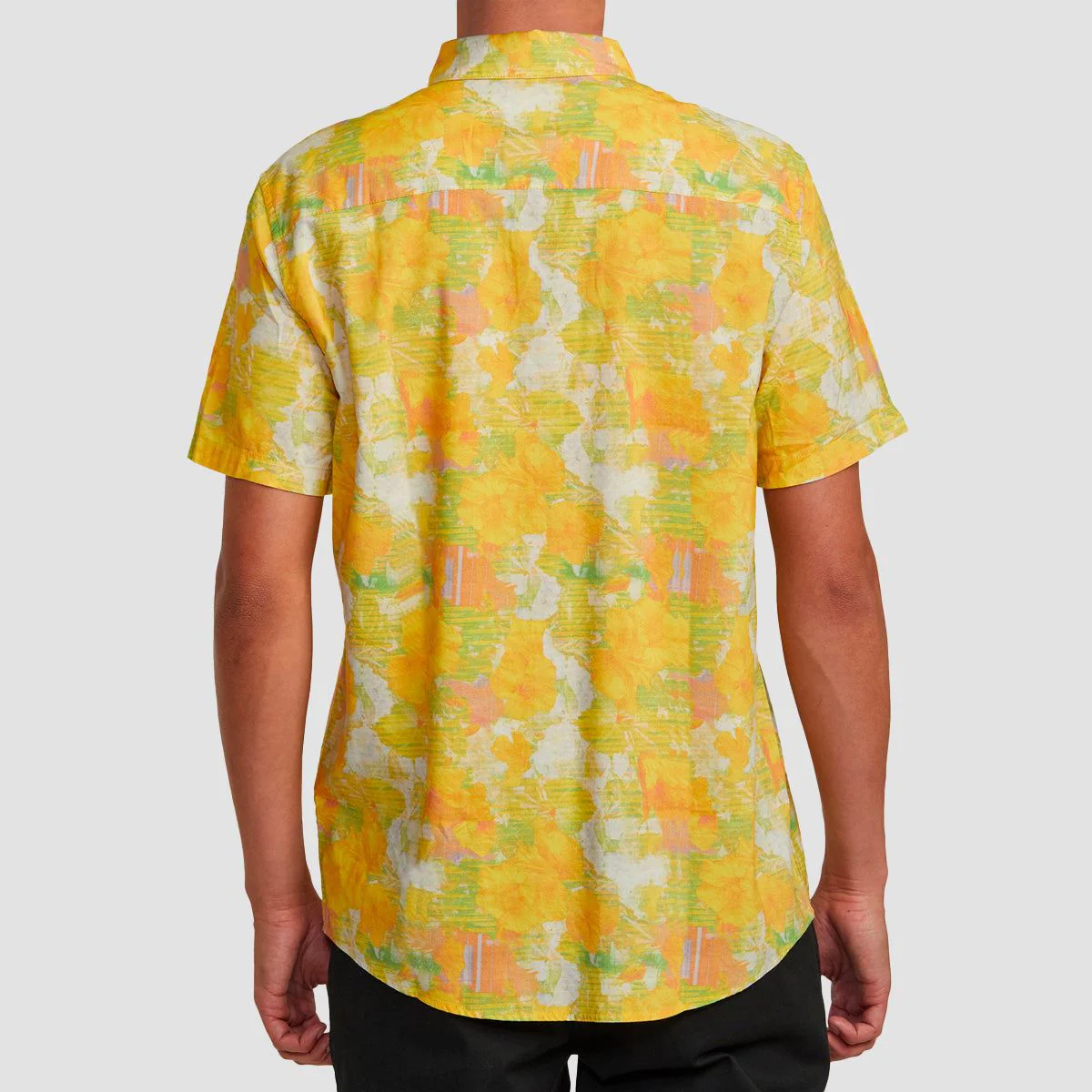 RVCA Sussingham Short Sleeve Shirt Spectra Yellow - Image 2