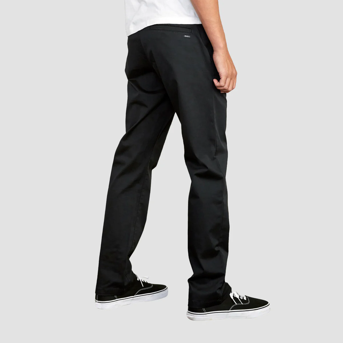 RVCA The Weekend Stretch Straight Fit Trousers Black - Image 2