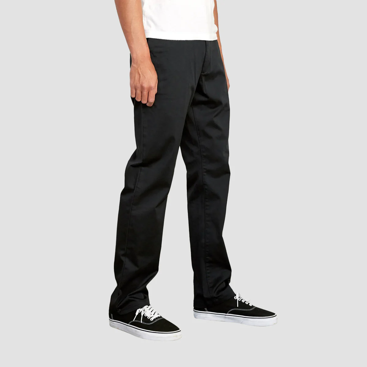 RVCA The Weekend Stretch Straight Fit Trousers Black - Image 3
