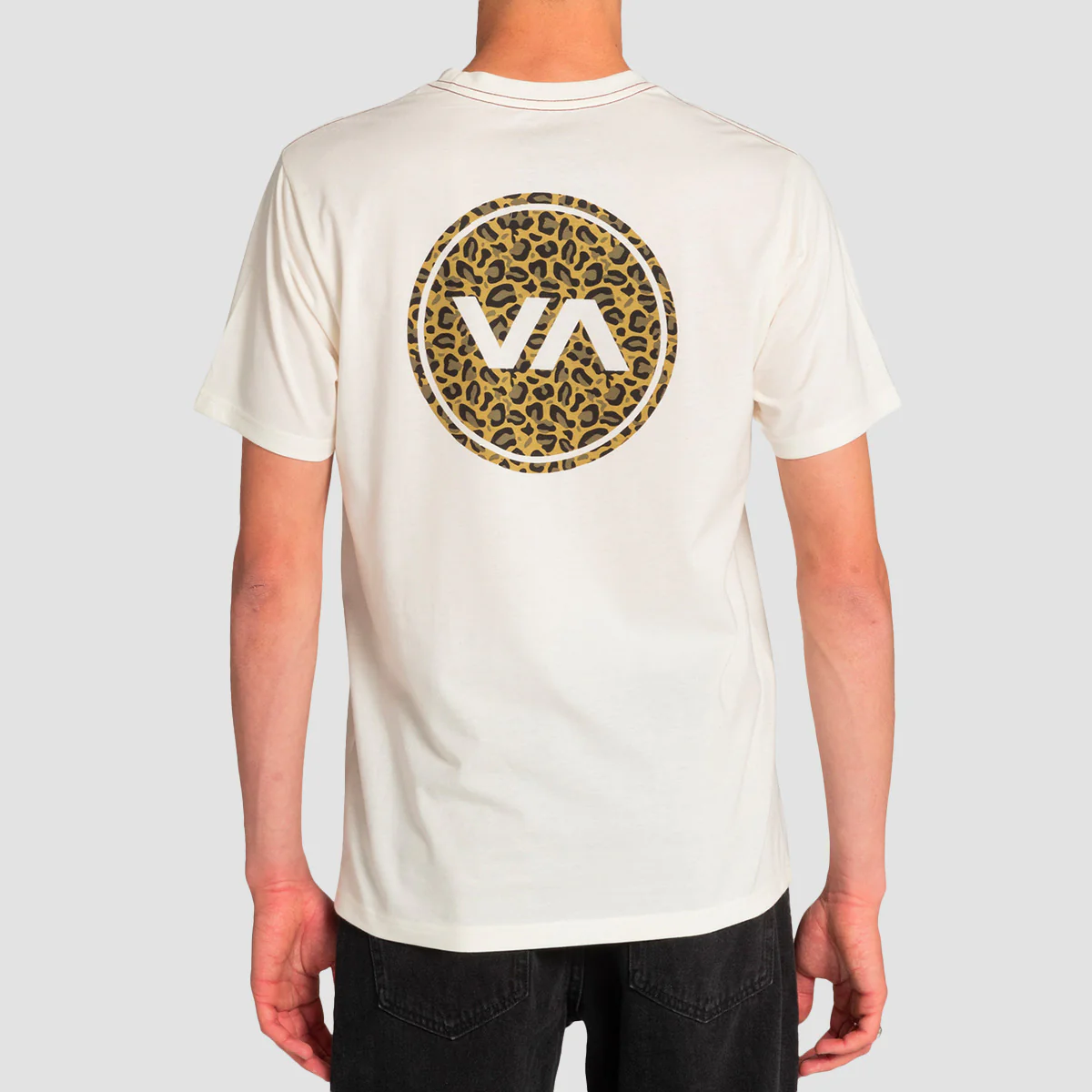 RVCA VA Mod Fill T-Shirt Antique White - Image 2