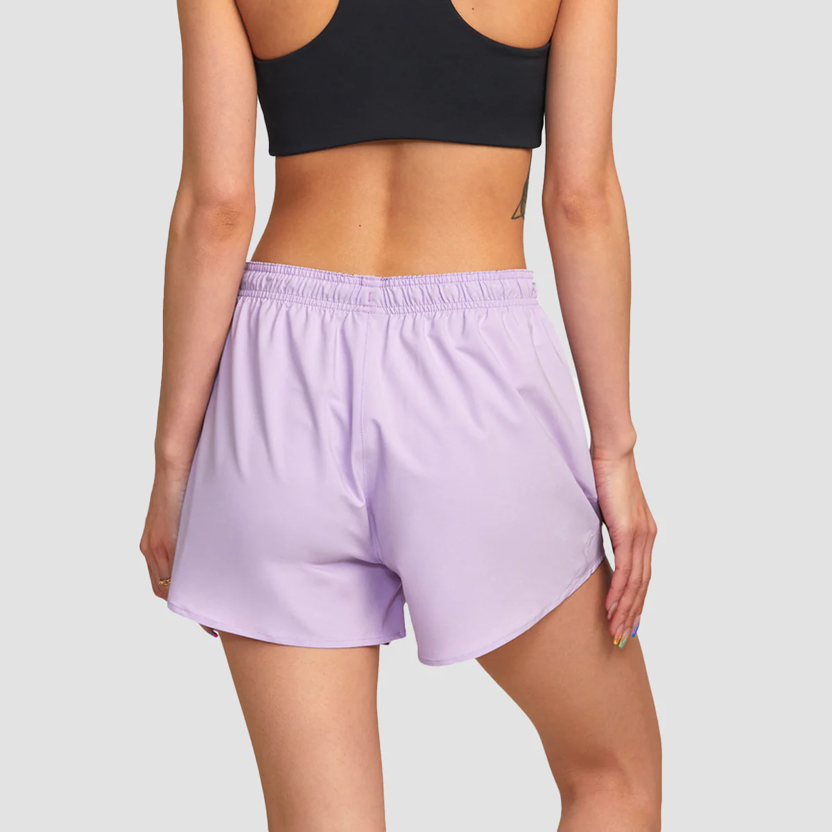 RVCA VA Sport Essential Yogger 12" Performance Shorts Lavender - Womens - Image 2
