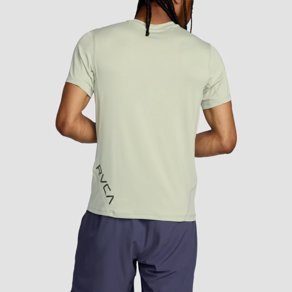 RVCA VA Sport Vent T-Shirt Light Olive - Image 2