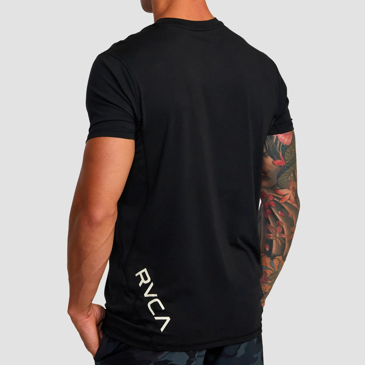 RVCA VA Sport Vent T-Shirt Black - Image 2