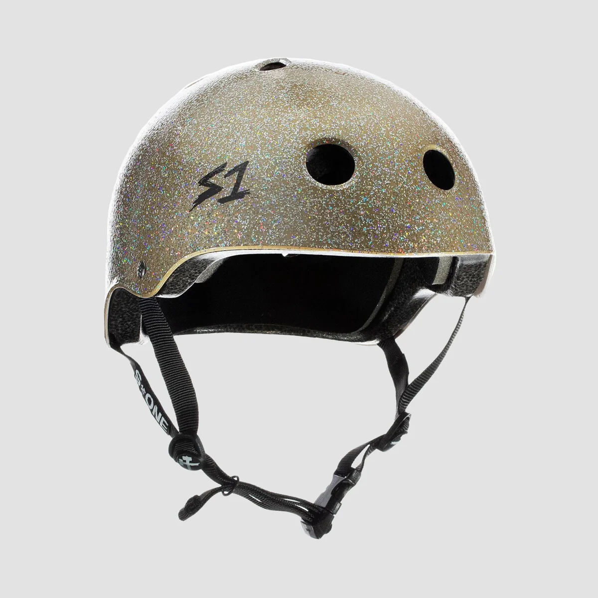 S1 Lifer Helmet Double Gold Glitter