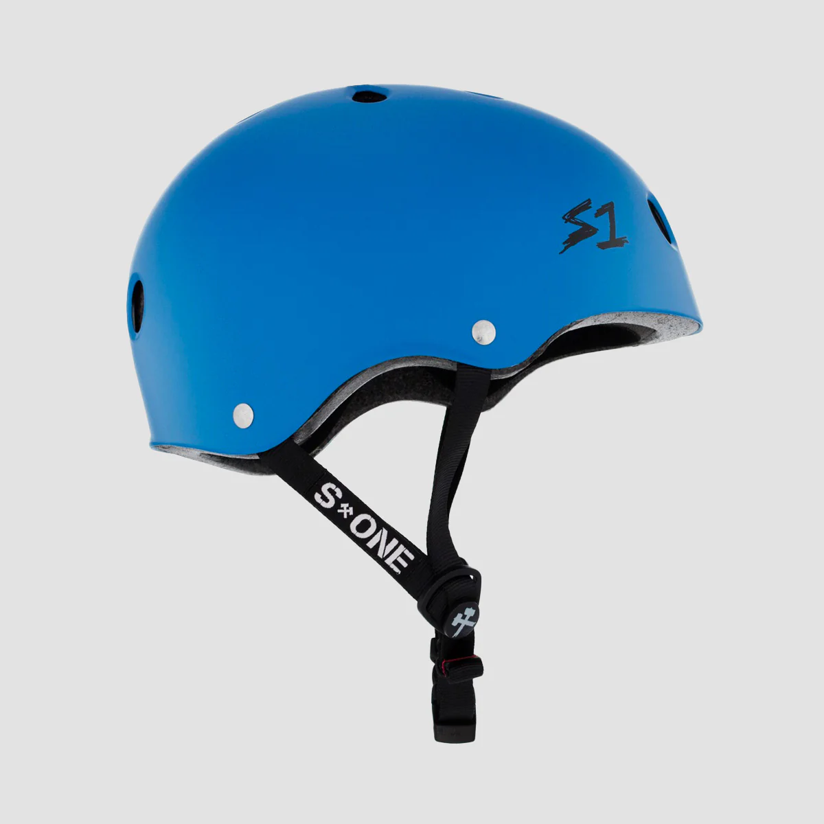 S1 Lifer Helmet Matt Cyan - Image 2