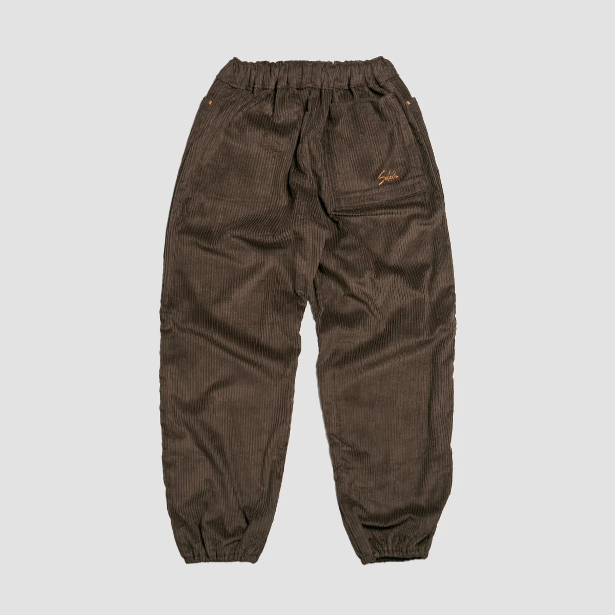 Salads Handmade Jumbo Corduroy Trousers Brown - Image 2
