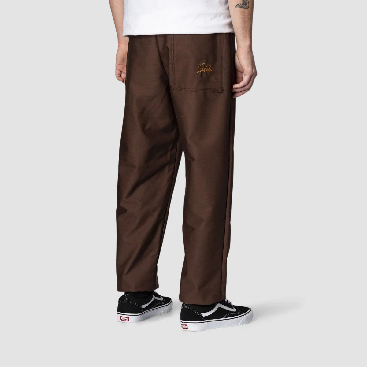 Salads Handmade Trousers Brown - Image 2