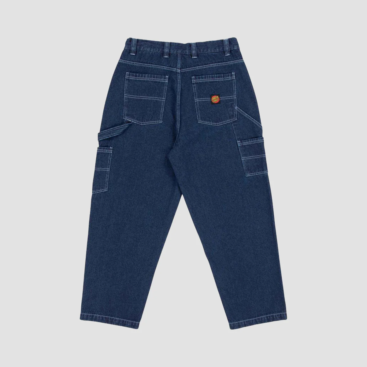 Santa Cruz Carpenter Big Jeans Dark Denim/White - Image 2