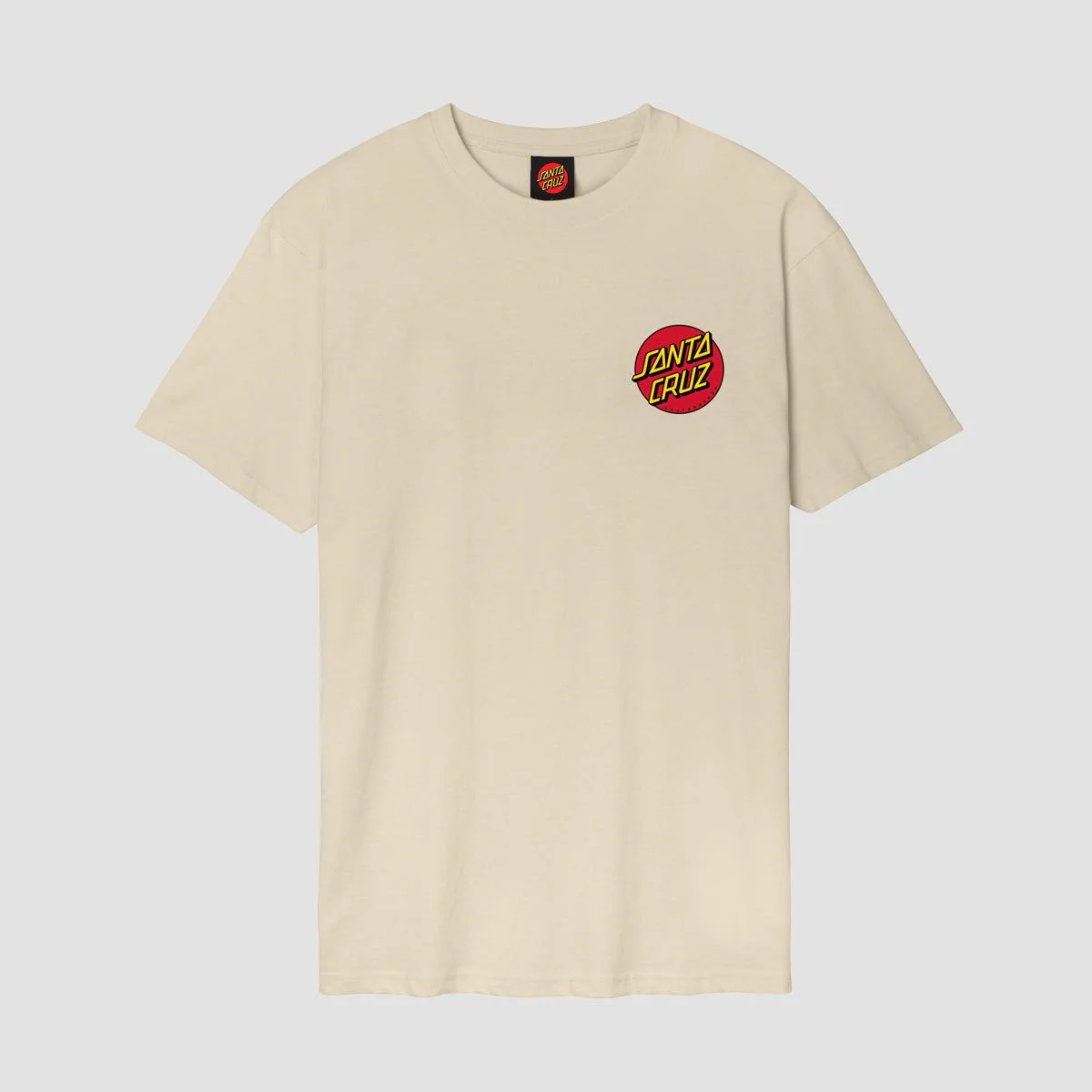 Santa Cruz Classic Dot Chest T-Shirt Blond Wood - Image 2