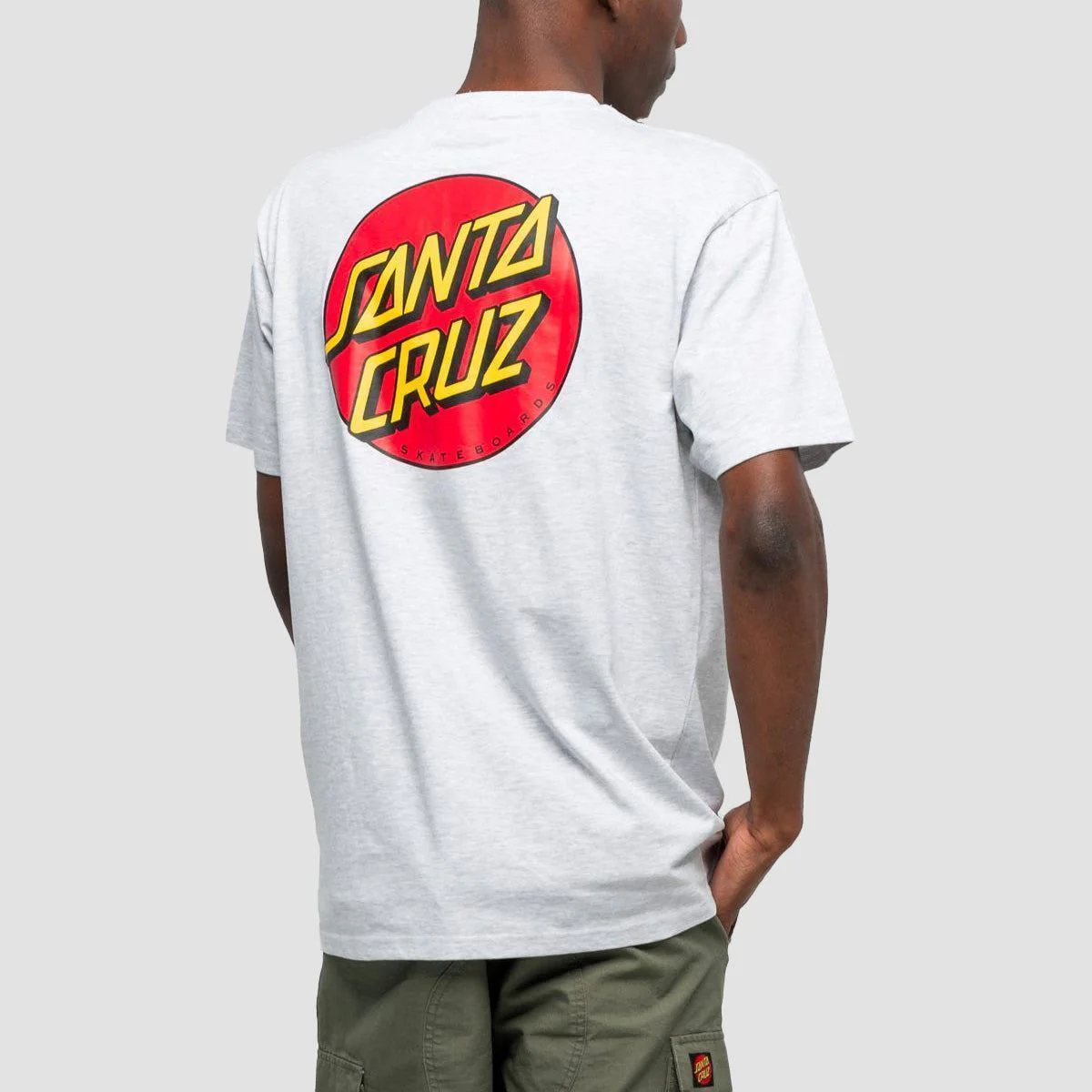 Santa Cruz Classic Dot Chest T-Shirt White - Image 2