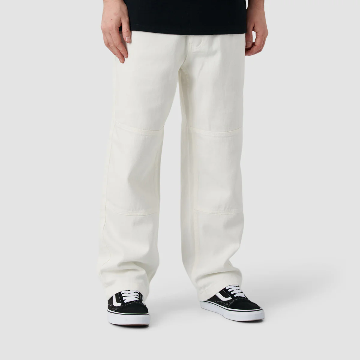 Santa Cruz Classic Label Panel Jeans Optic White - Image 2