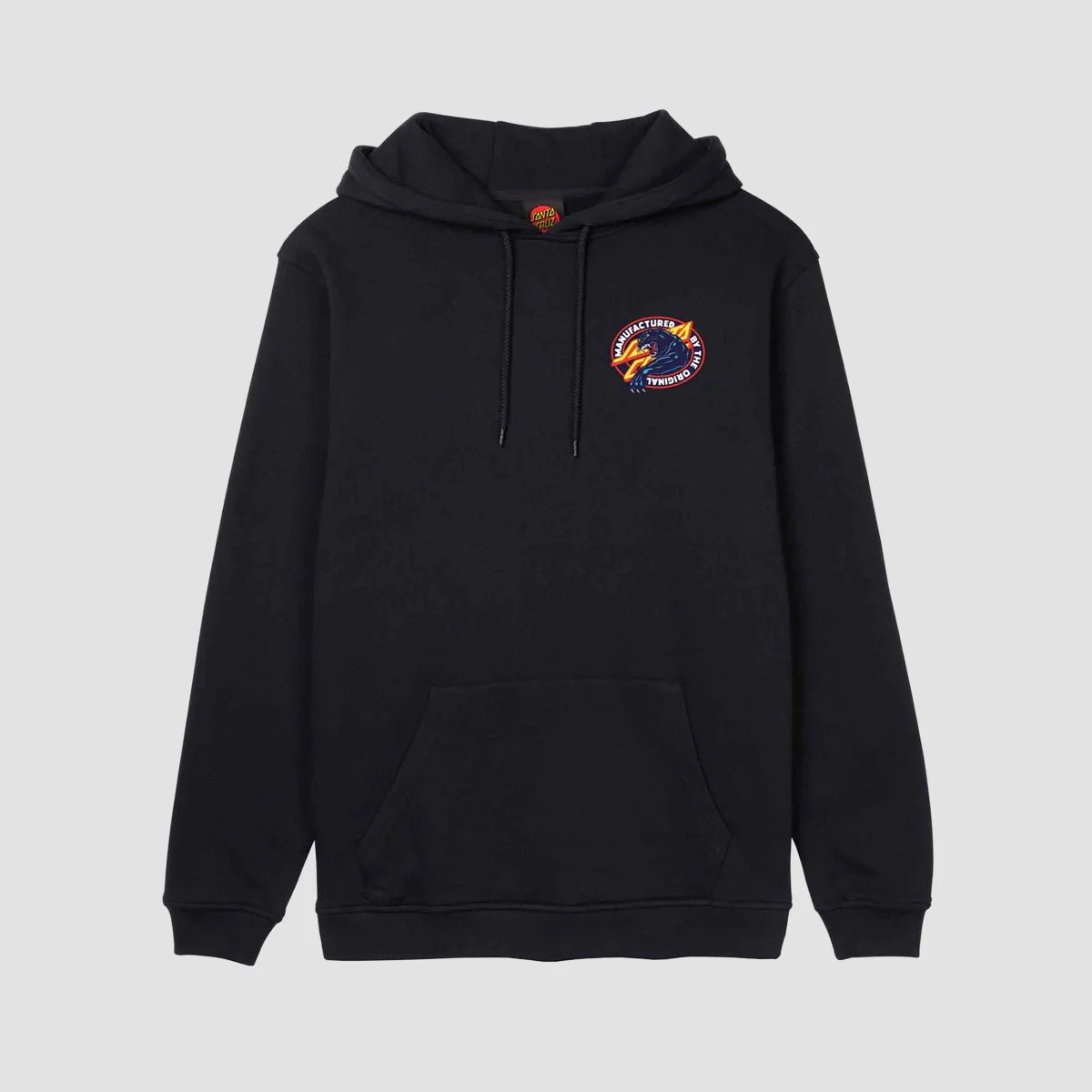 Santa Cruz Natas SC Panther Pullover Hoodie Black - Image 2