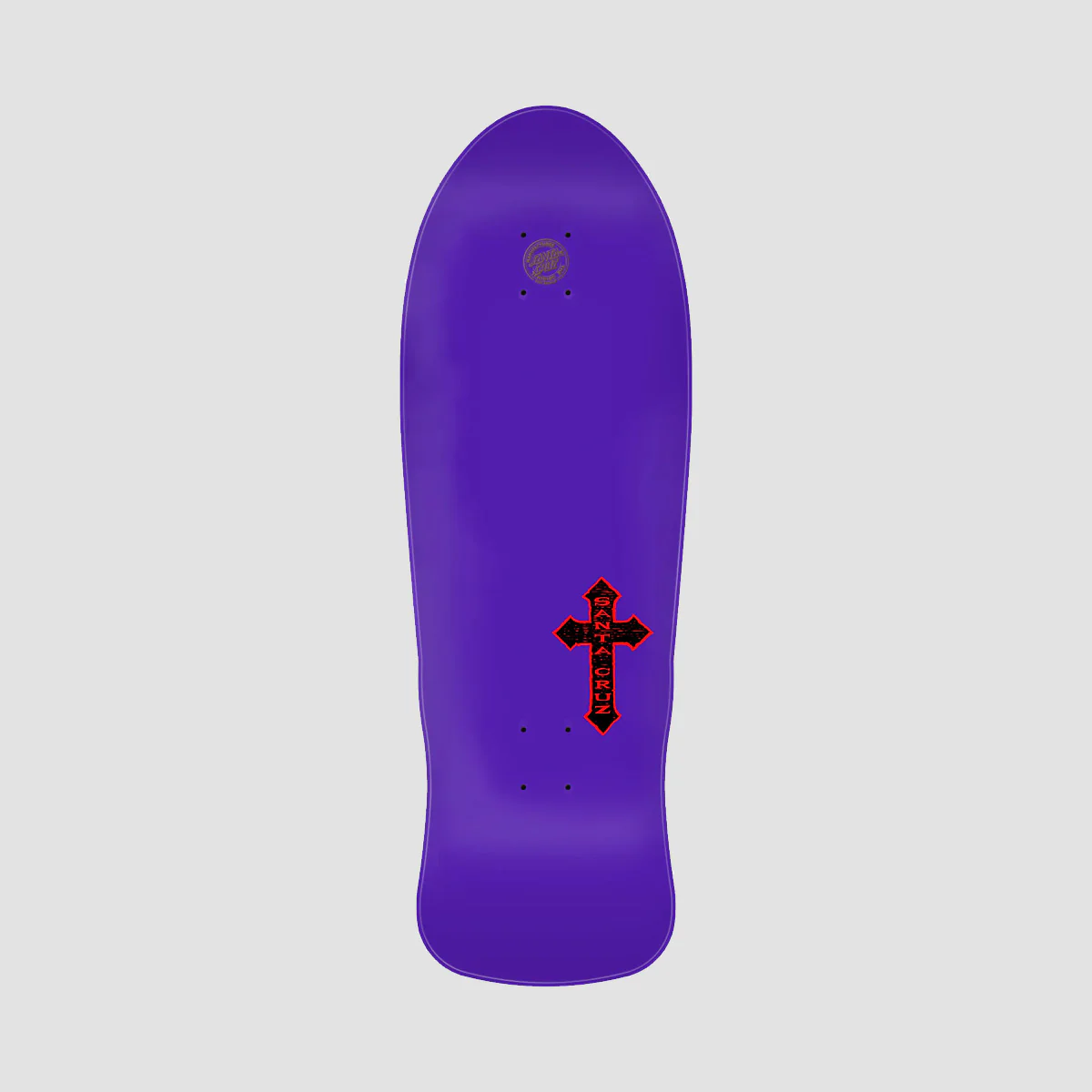 Santa Cruz O'Brien Purgatory Reissue Skateboard Deck Purple - 9.85" - Image 2