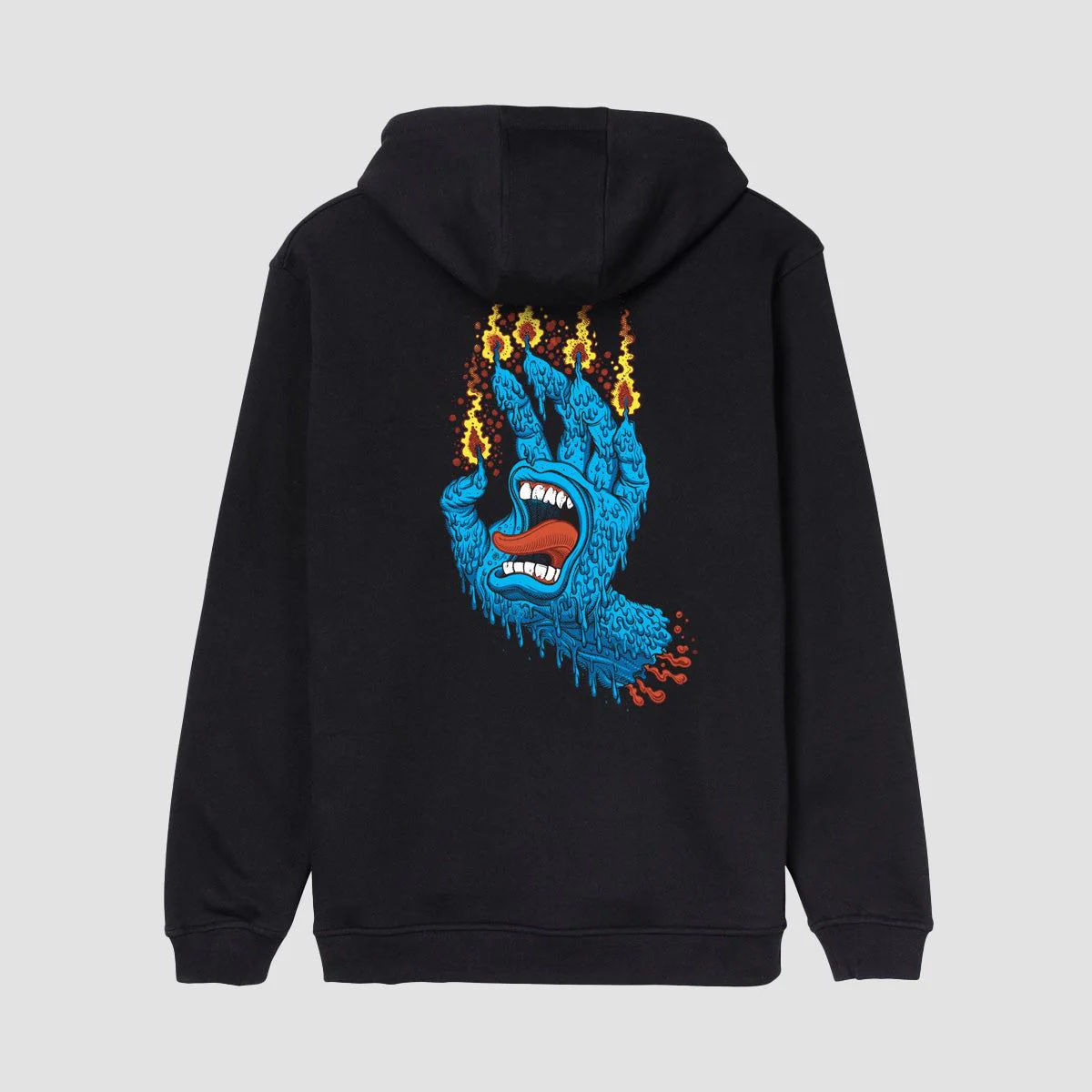Santa Cruz Pace Ritual Hand Pullover Hooodie Black - Image 2