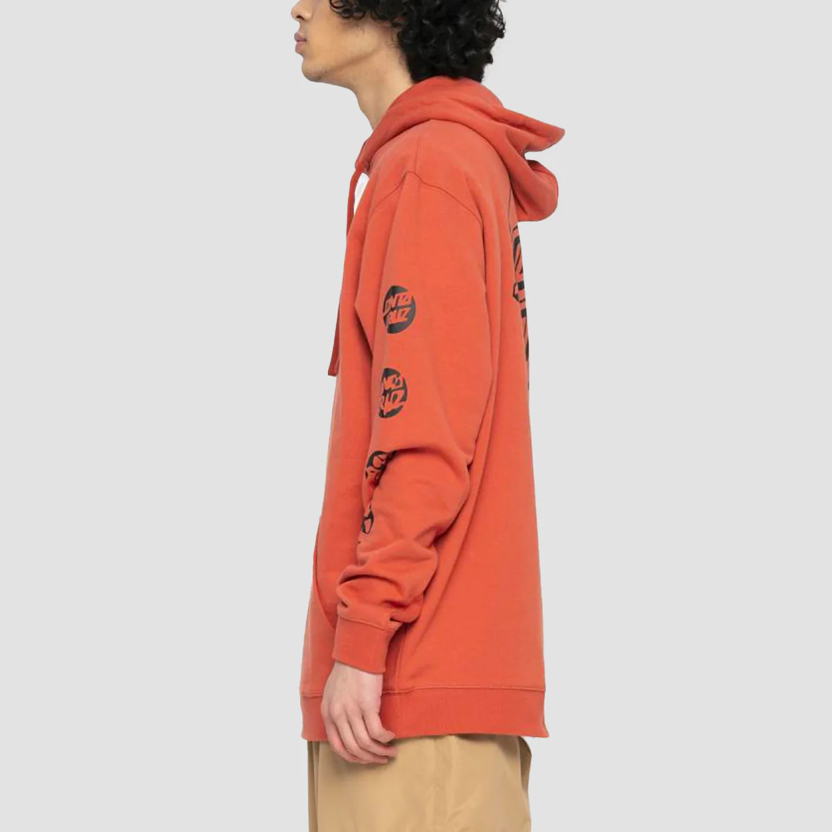 Santa Cruz Planet Dot Pullover Hoodie Rooibos - Image 3