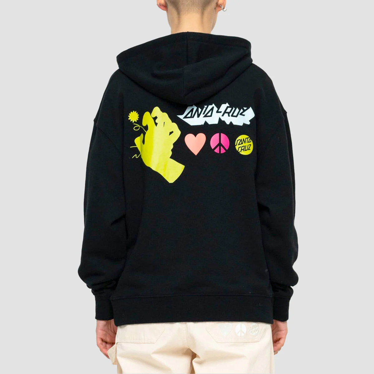 Santa Cruz SC All In Pullover Hoodie Black - Image 2