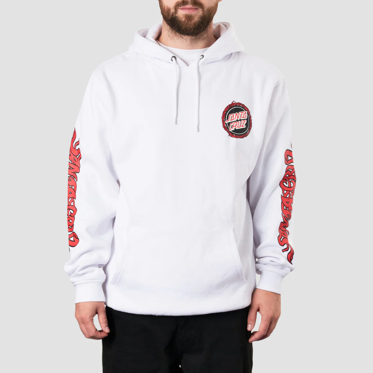 Santa Cruz Screaming 50th Pullover Hoodie White