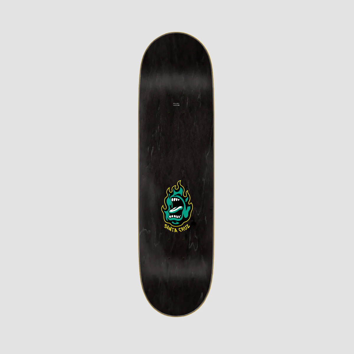 Santa Cruz Screaming Flame 7 Ply Birch Skateboard Deck Green Stain - 8.5" - Image 2