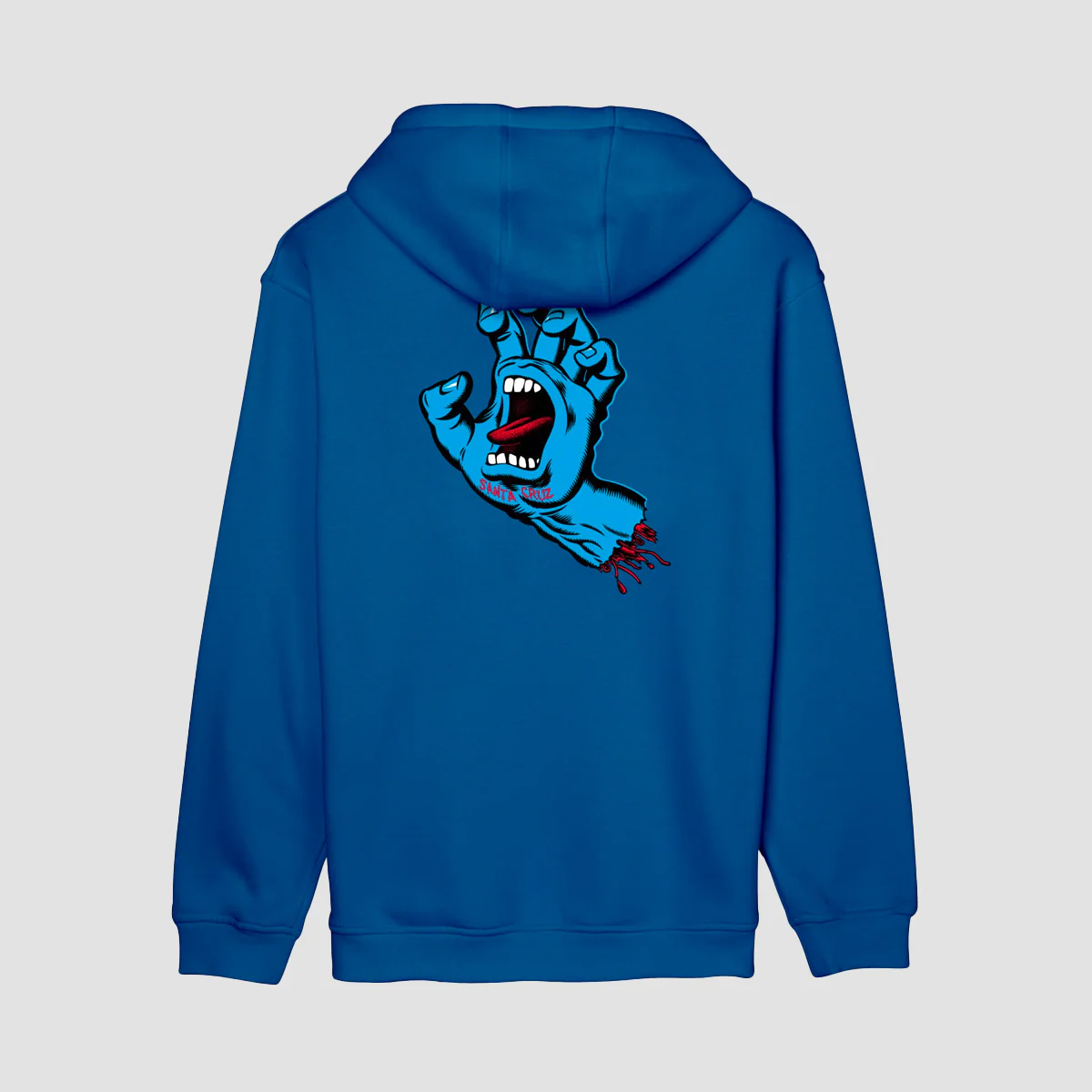 Santa Cruz Screaming Hand Chest Pullover Hoodie Cobalt - Image 2