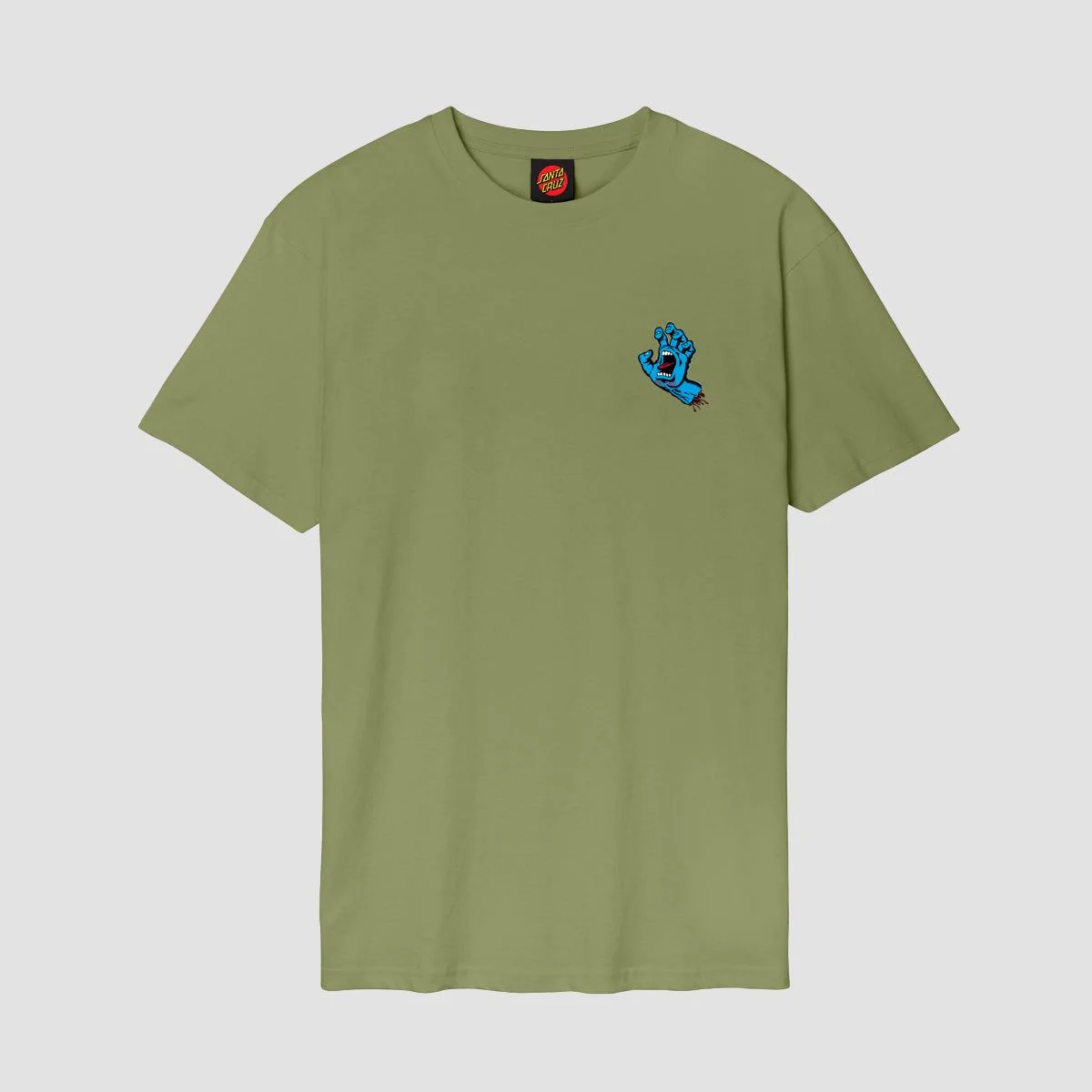 Santa Cruz Screaming Hand Chest T-Shirt Iguana - Image 2