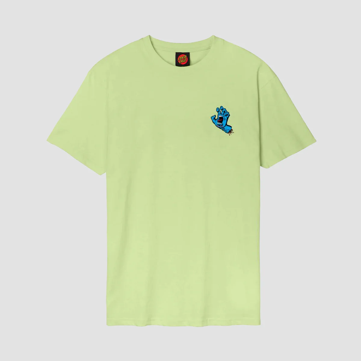 Santa Cruz Screaming Hand Chest T-Shirt Matcha - Image 2