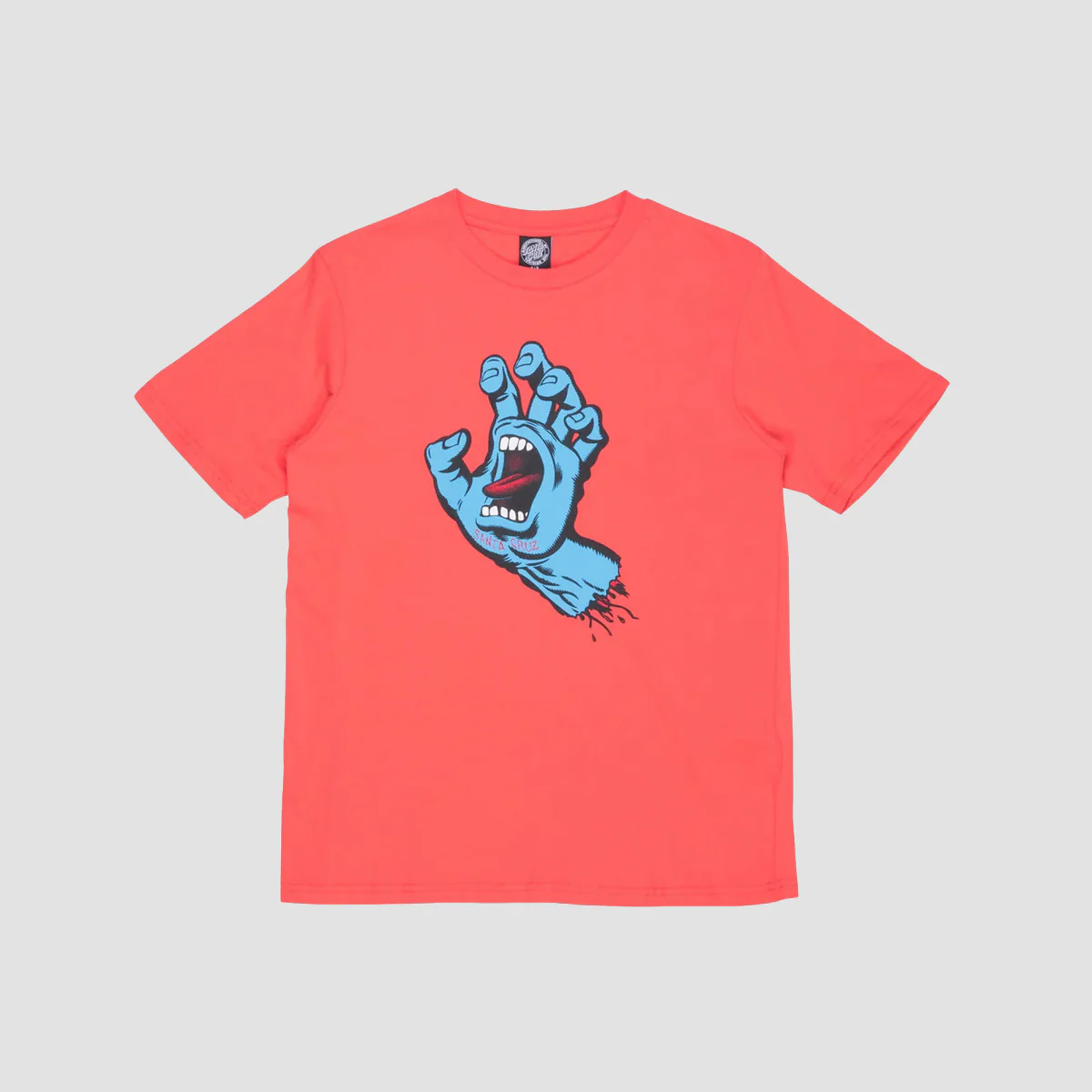 Santa Cruz Screaming Hand T-Shirt Diva Pink - Womens