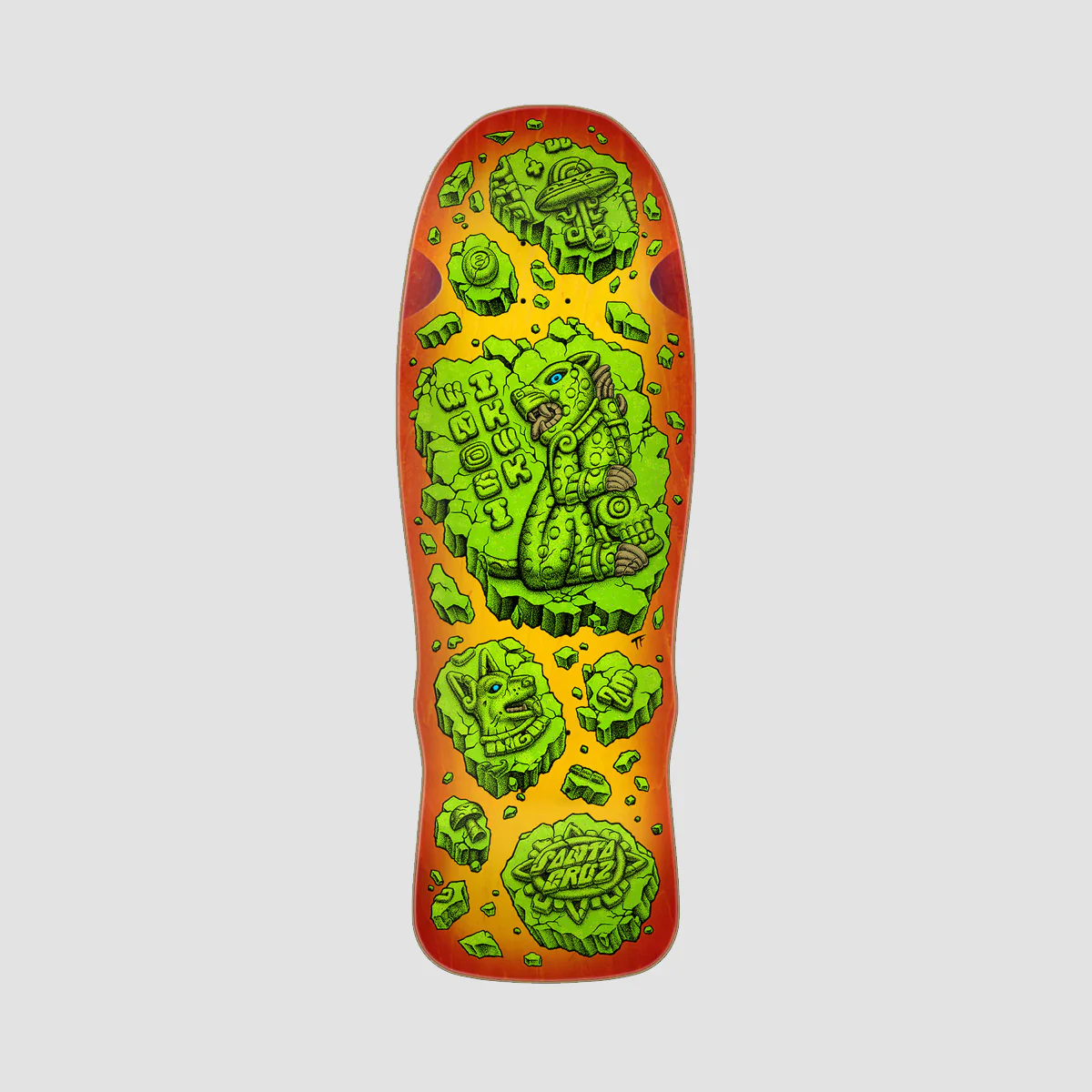 Santa Cruz Winkowski Jaguar Shaped Skateboard Deck - 10.35"