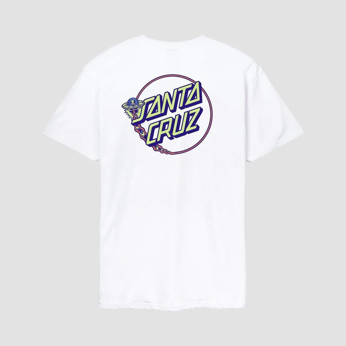 Santa Cruz Winkowski UFO Dot T-Shirt White - Image 2