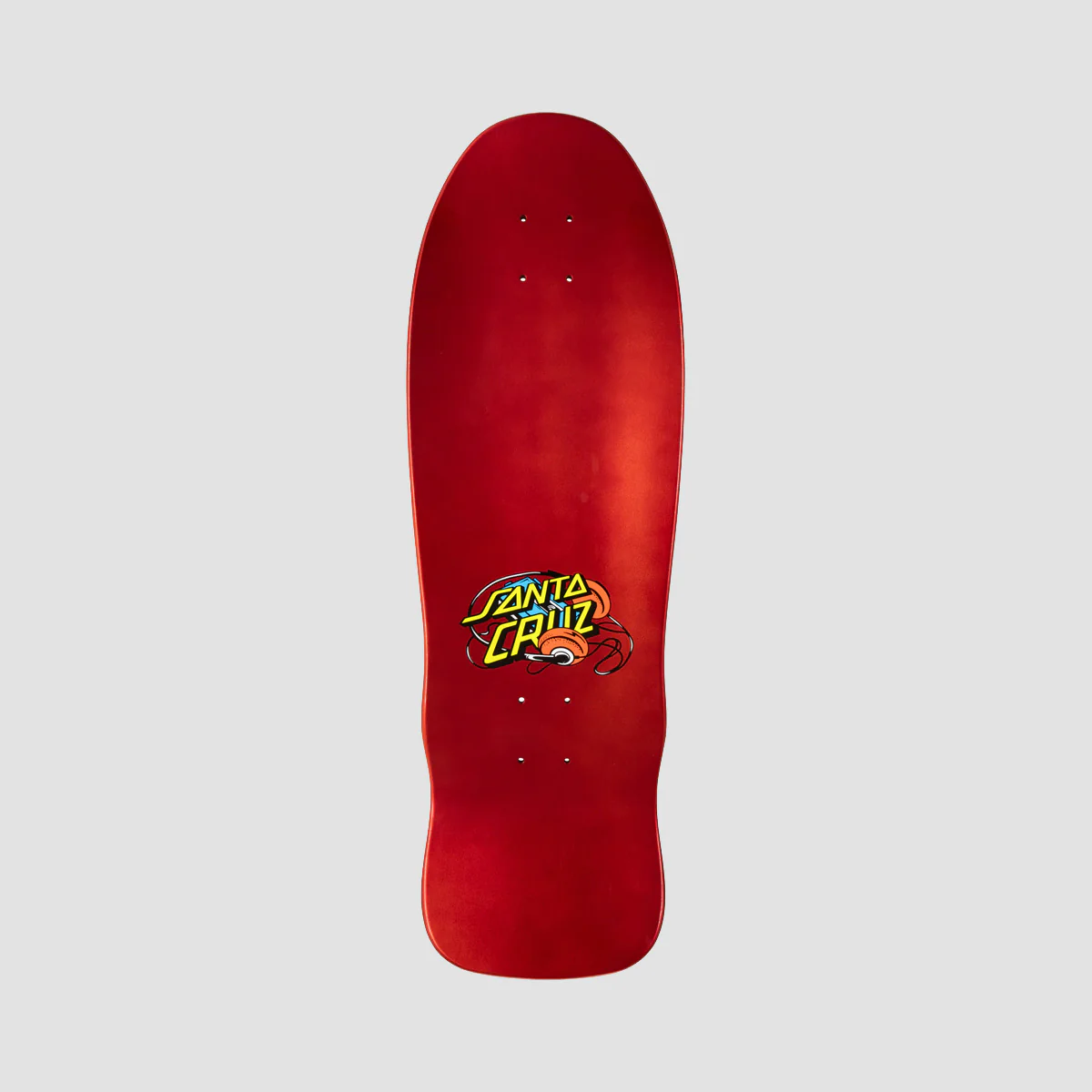 Santa Cruz X Stranger Things Grabe Max Melting Clock Skateboard Deck GITD - 9.7" - Image 2