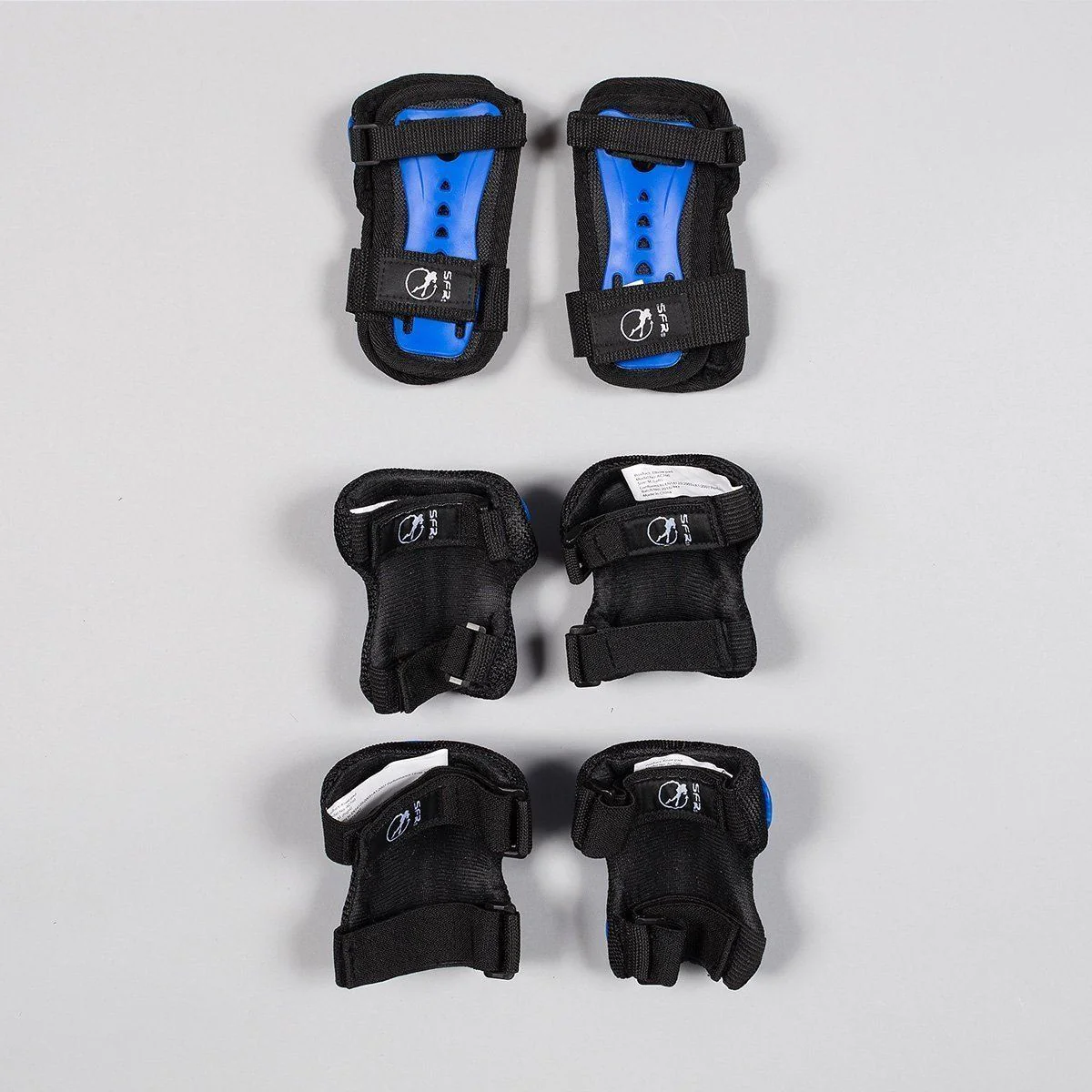 SFR Essential Triple Pad Set Blue/Black - Kids - Image 2